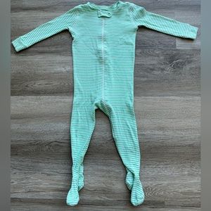 PRIMARY 12-18 mo. Organic Zip Footie Pajamas